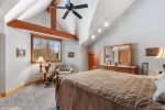 Second master suite with stunning vaulted ceilings 